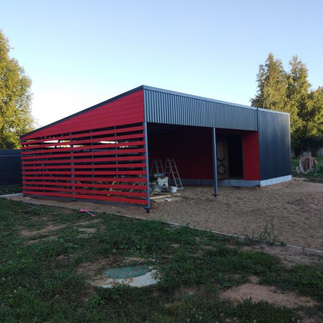 Козырьки и навесы - фото наших работ