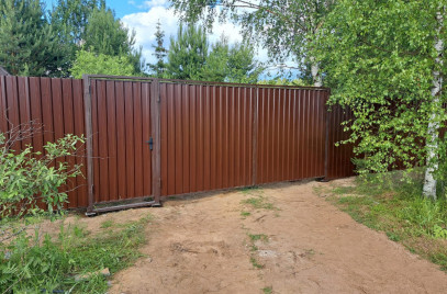 Новости — Обзор на распашные ворота — фото