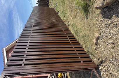 Главная — Забор из металлоштакетника — фото