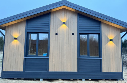 Главная — Завершили строительство каркасного дома — фото