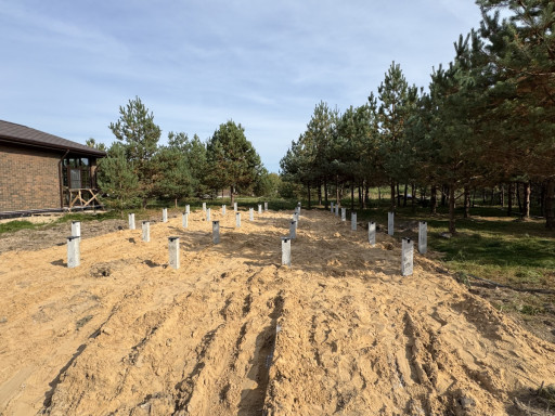 Фундамент ж/б сваи — фото