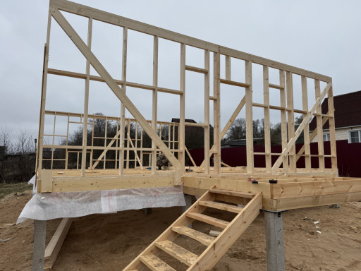 Начали строительство дома по новому проекту — фото