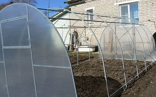 Теплицы — Доставка и сборка — фото