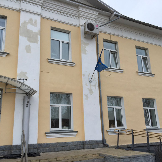 Фасады - фото наших работ — ремонт фасада администрации Торжка — фото