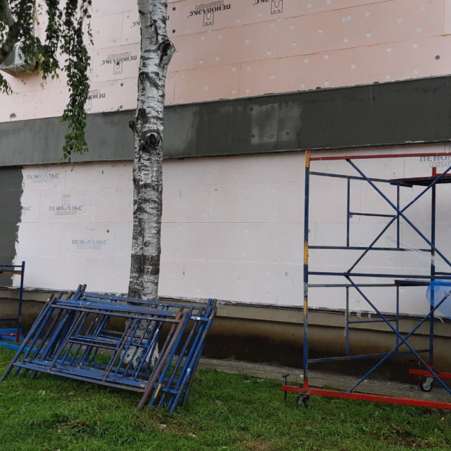 Фасады - фото наших работ — утепление фасада — фото