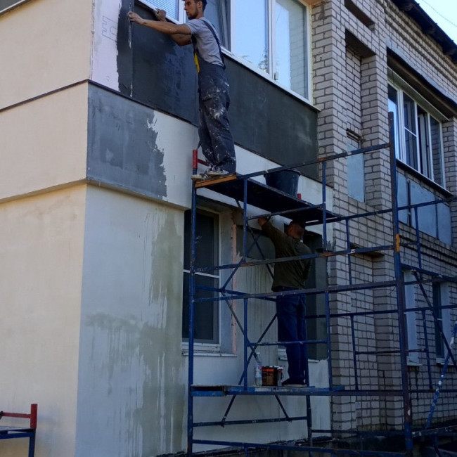 Фасады - фото наших работ — утепление фасада — фото