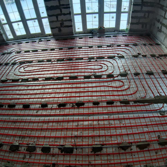 Сантехника, отопление — теплые полы — фото