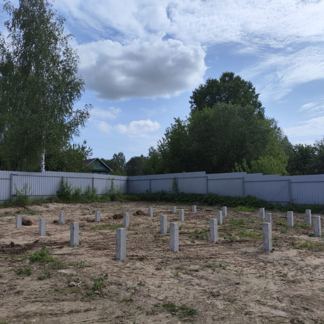 Фундаменты — фундамент ж/б сваи — фото