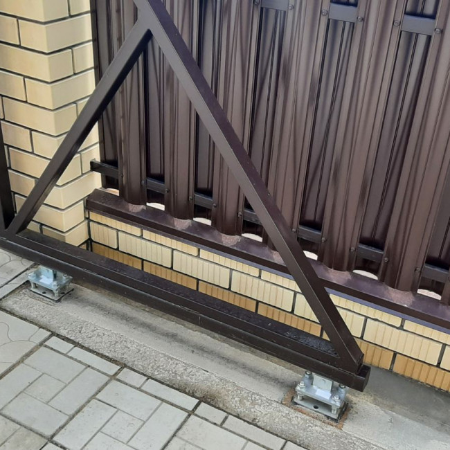 Откатные ворота фото наших работ — фото-387_11