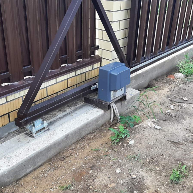 Откатные ворота фото наших работ — фото-387_12