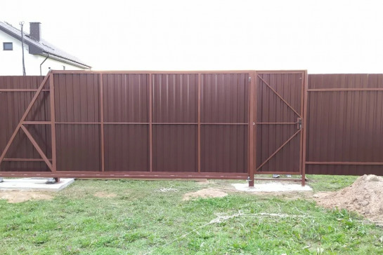 Откатные ворота — фото-488_6